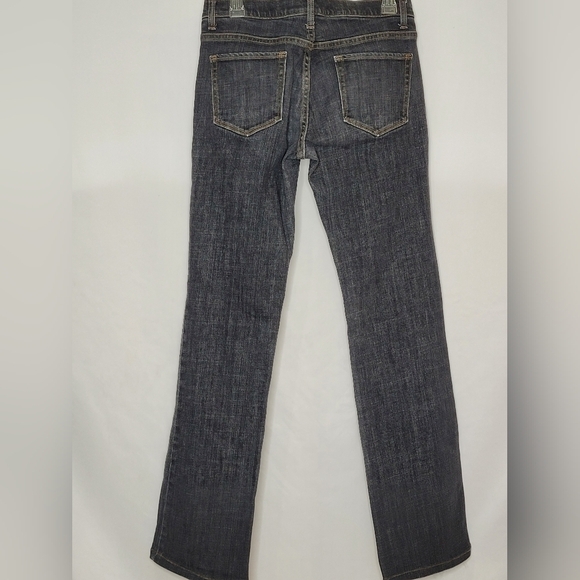 Gap Womens Low Rise Boot Cut Stretch Jeans w/Altered Hem - Size 6L / 33" Inseam - Picture 2 of 9